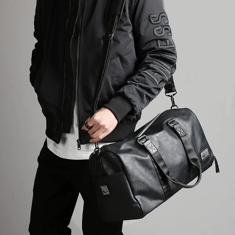 Gym Bag Dry Wet Separation Men's Handbag Casual Short Business Trip Travel Bag Large Capacity