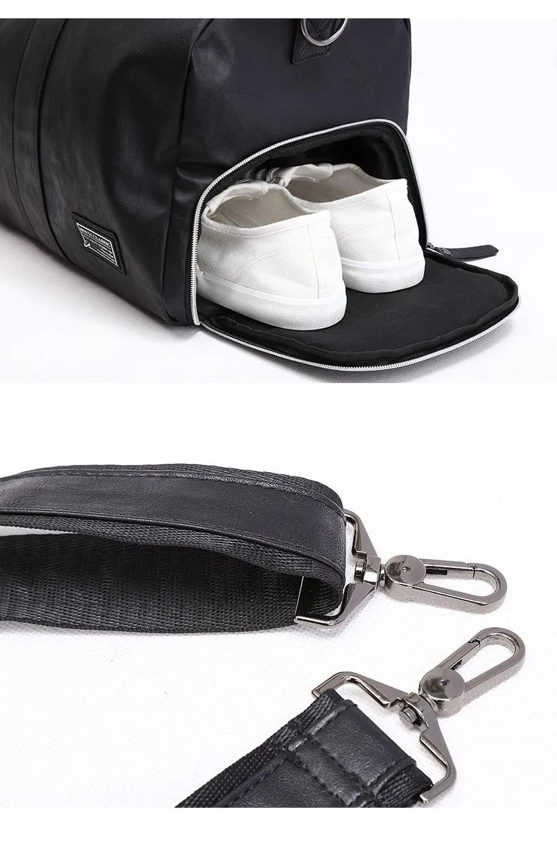 Gym Bag Dry Wet Separation Men's Handbag Casual Short Business Trip Travel Bag Large Capacity