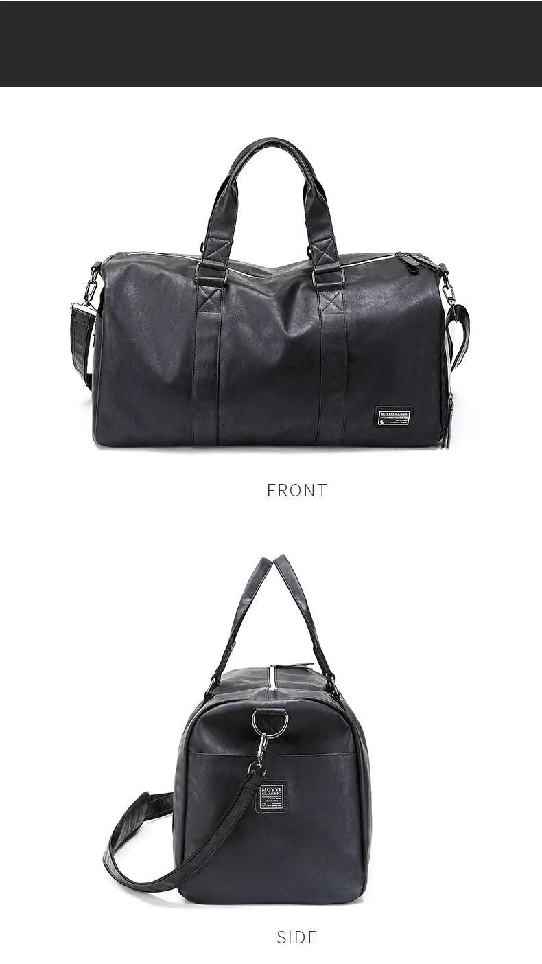 Gym Bag Dry Wet Separation Men's Handbag Casual Short Business Trip Travel Bag Large Capacity