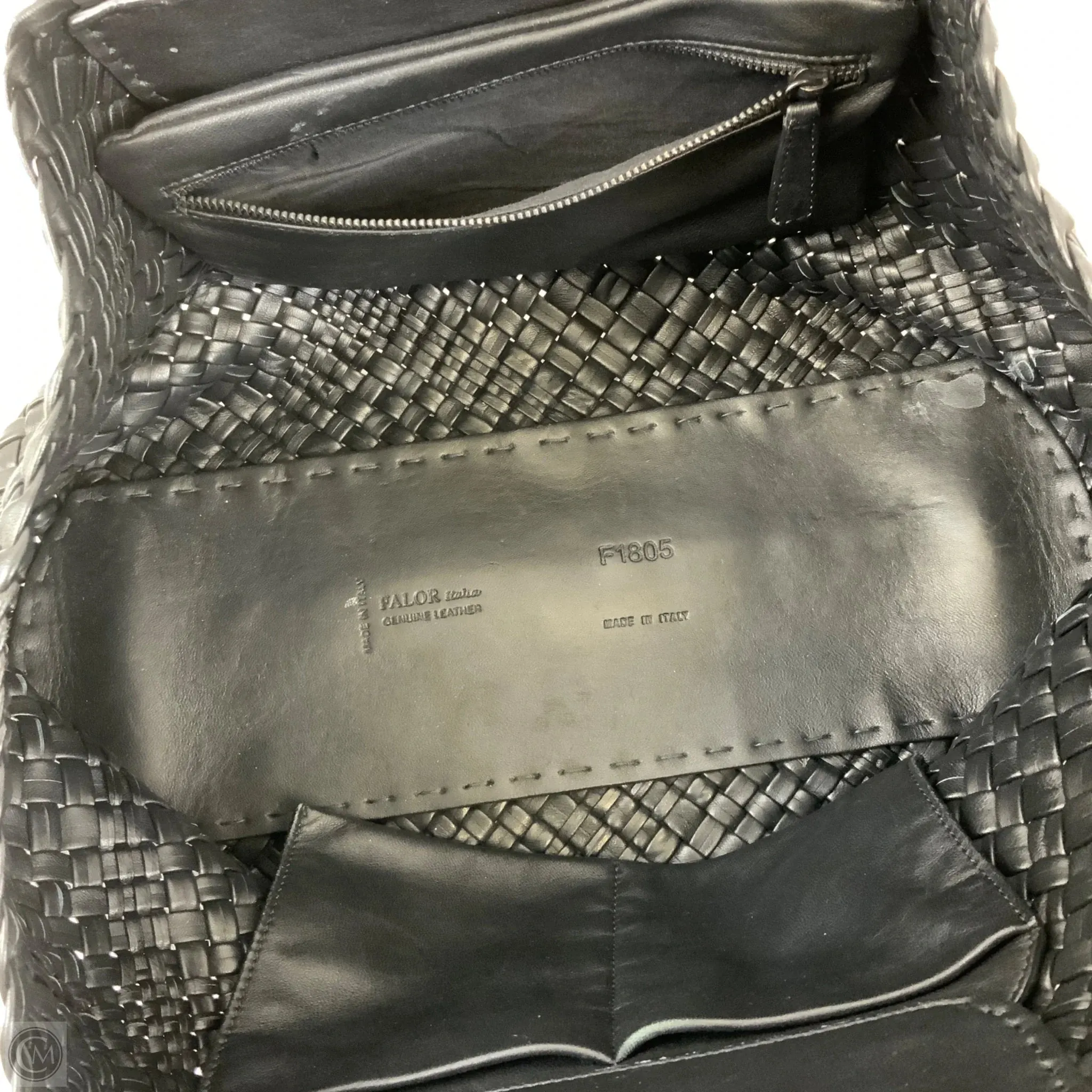 Handbag Leather By Falor Size: Large