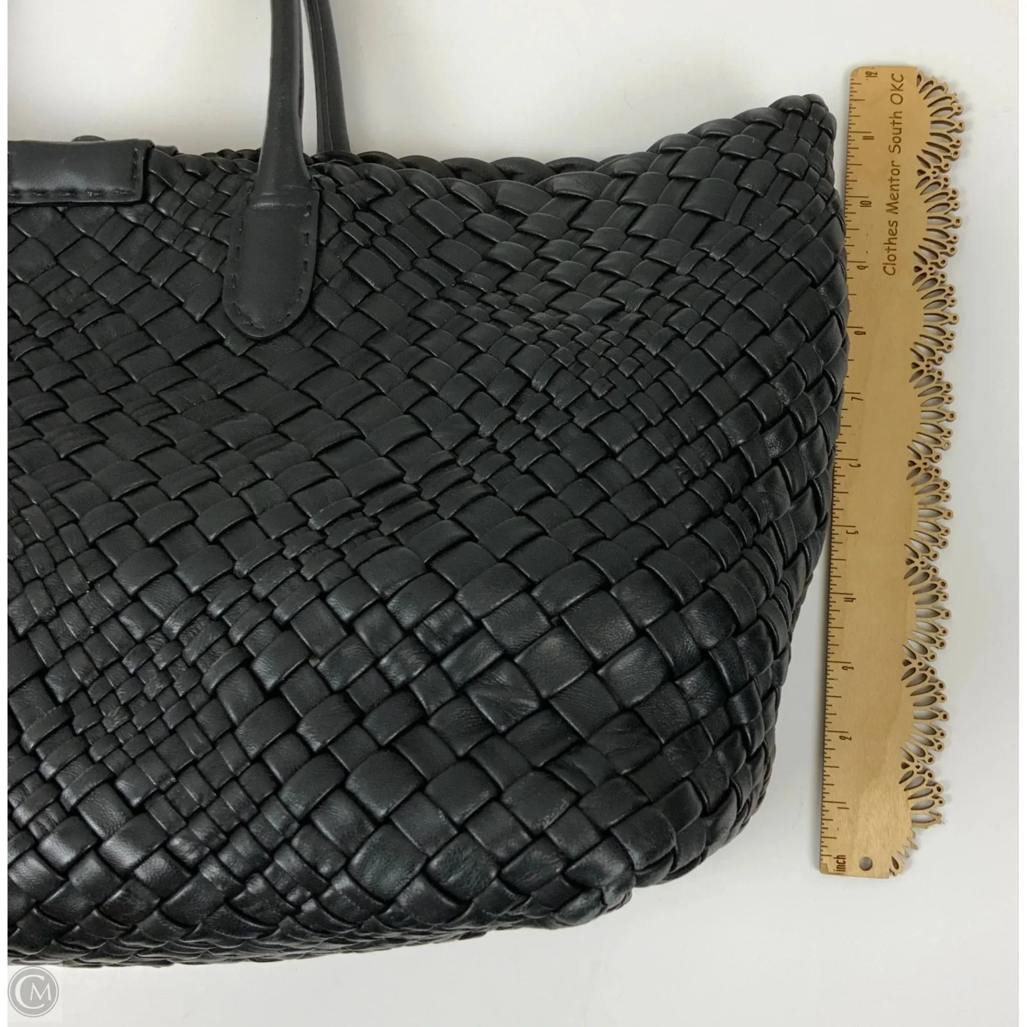 Handbag Leather By Falor Size: Large