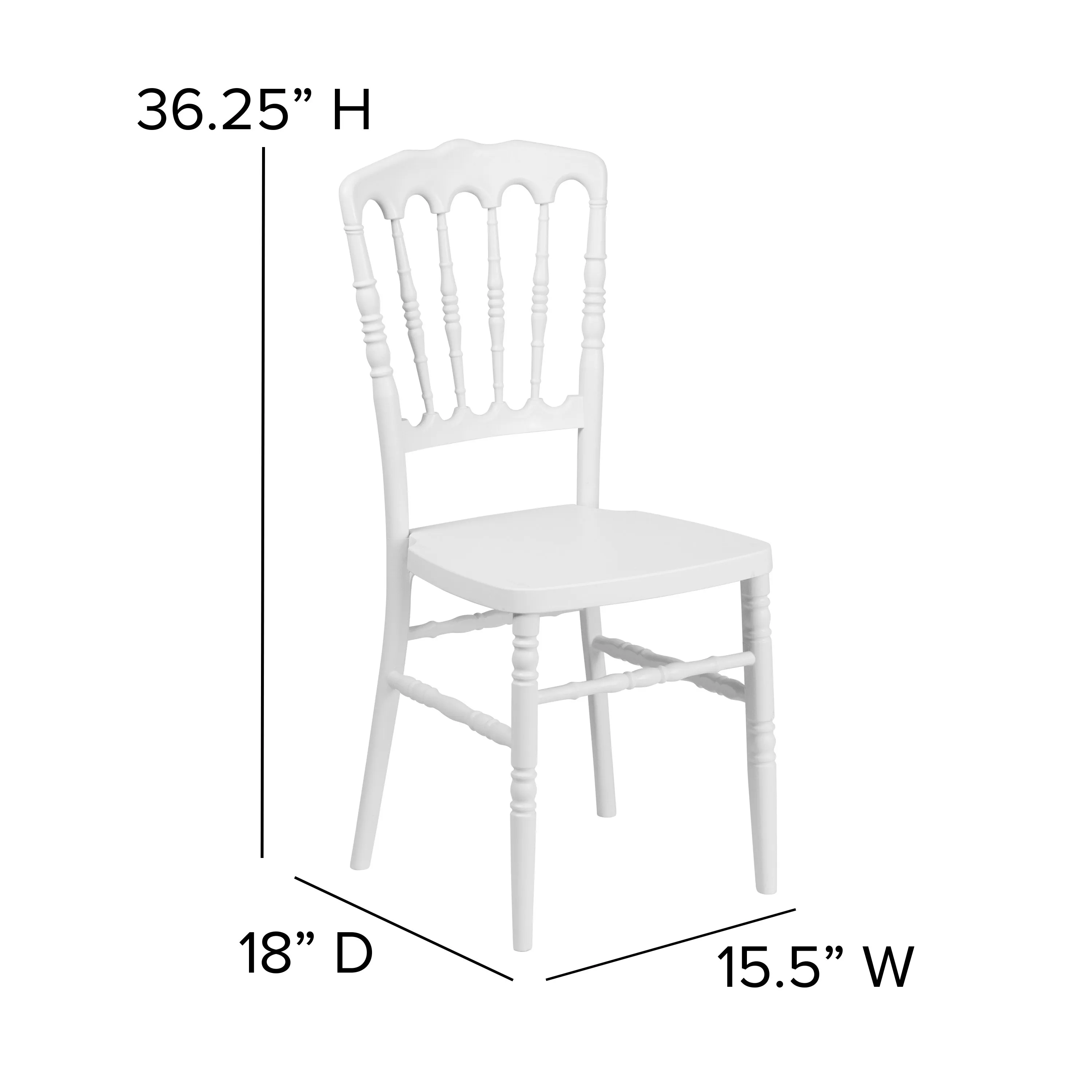 HERCULES Series Resin Stacking Napoleon Chair