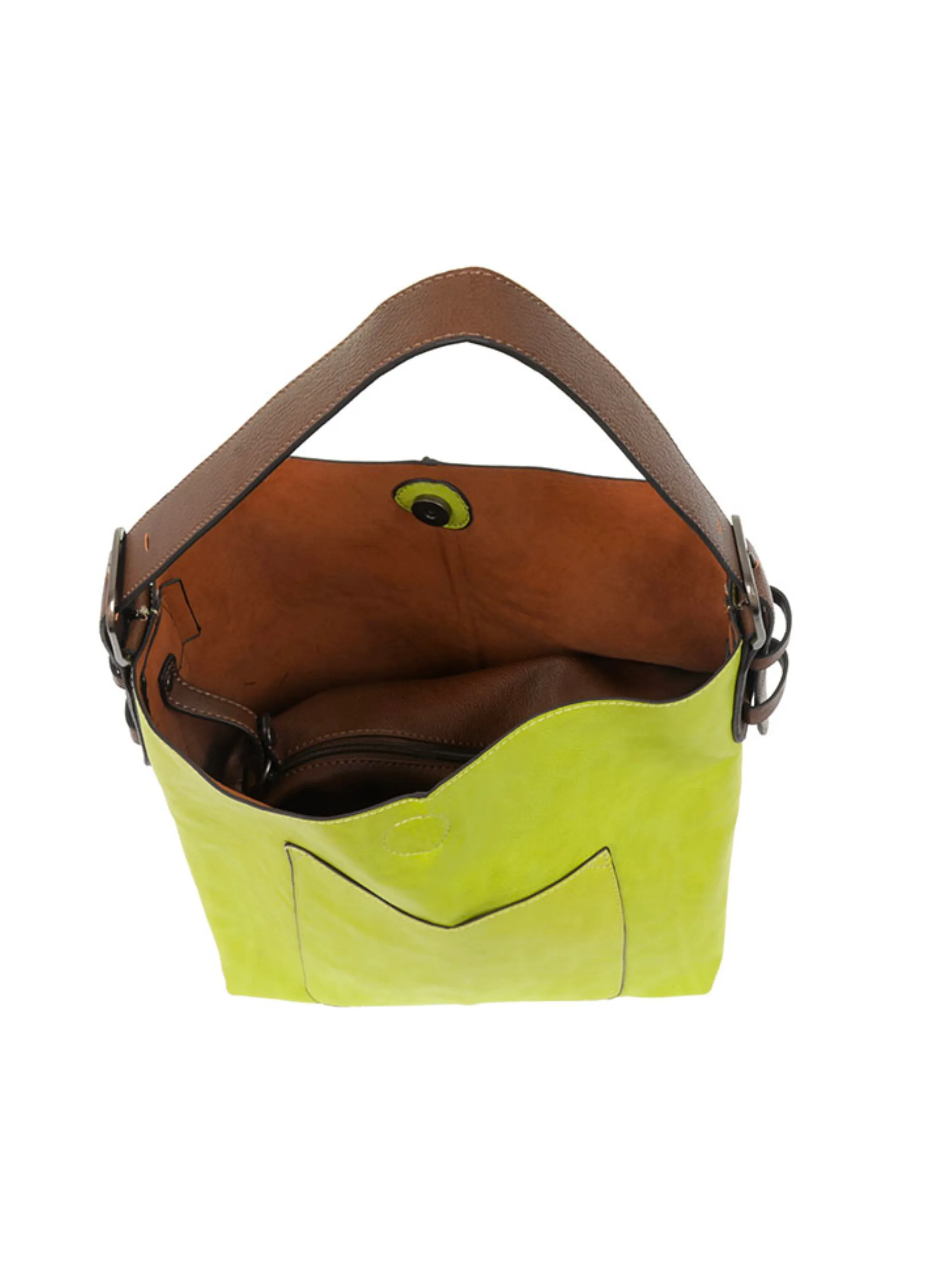 Hobo Coffee Handle Handbag [Lime-L8008]