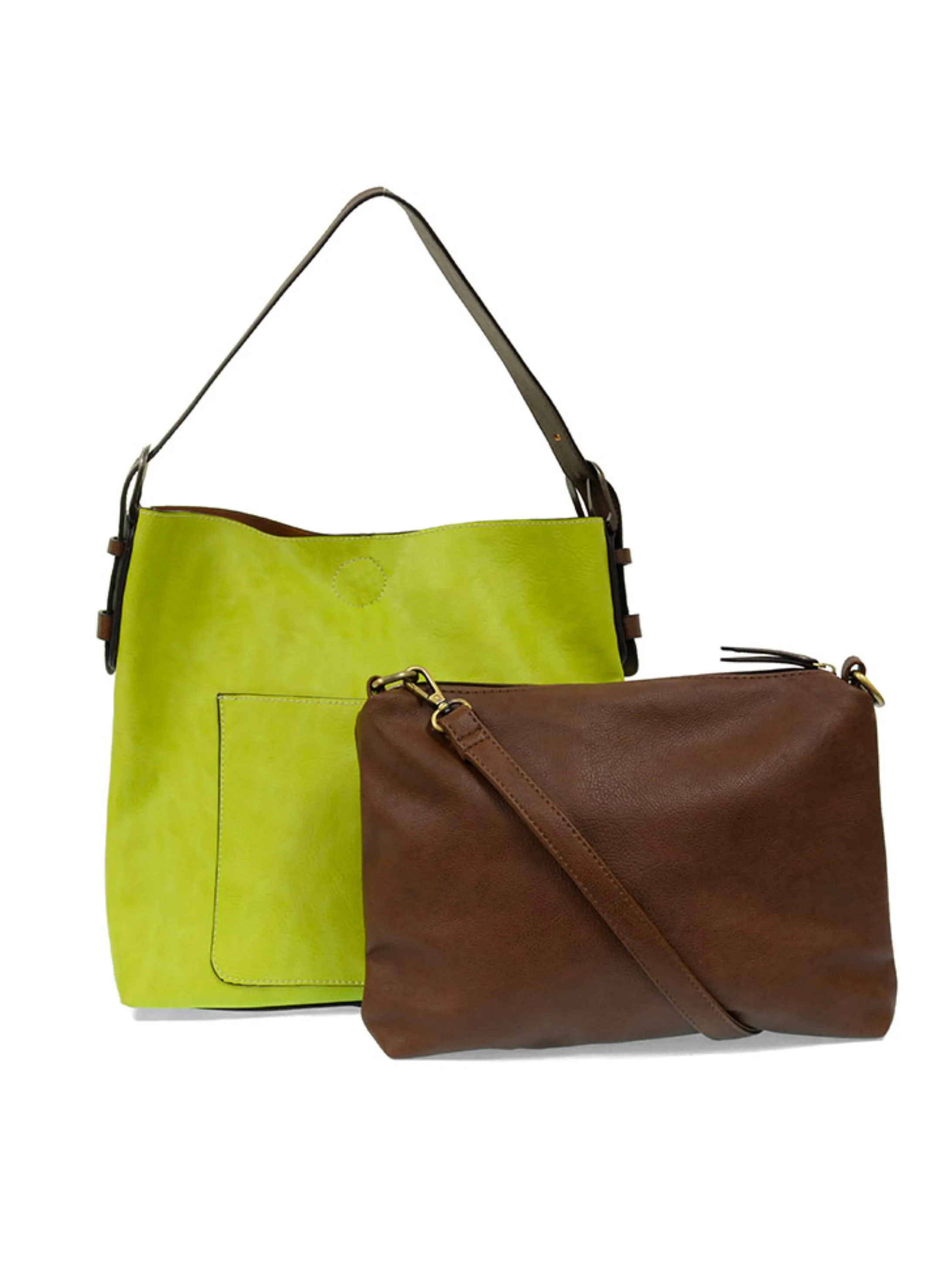 Hobo Coffee Handle Handbag [Lime-L8008]