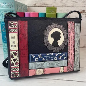 Jane Austen Books Design Handbag