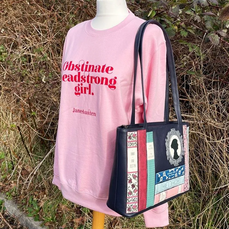 Jane Austen Books Design Shoulder Bag