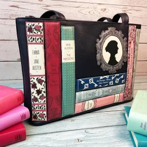 Jane Austen Books Design Shoulder Bag