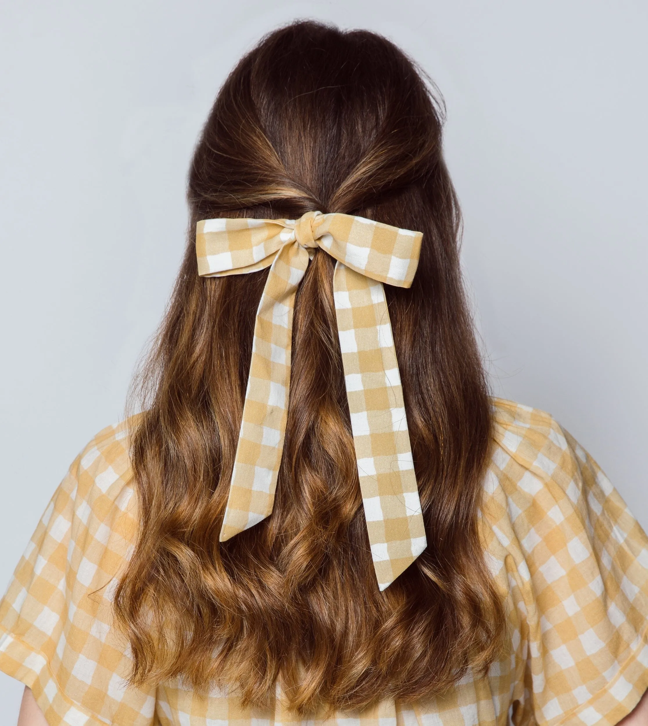 Joie Sunkissed Check Ribbon Bow