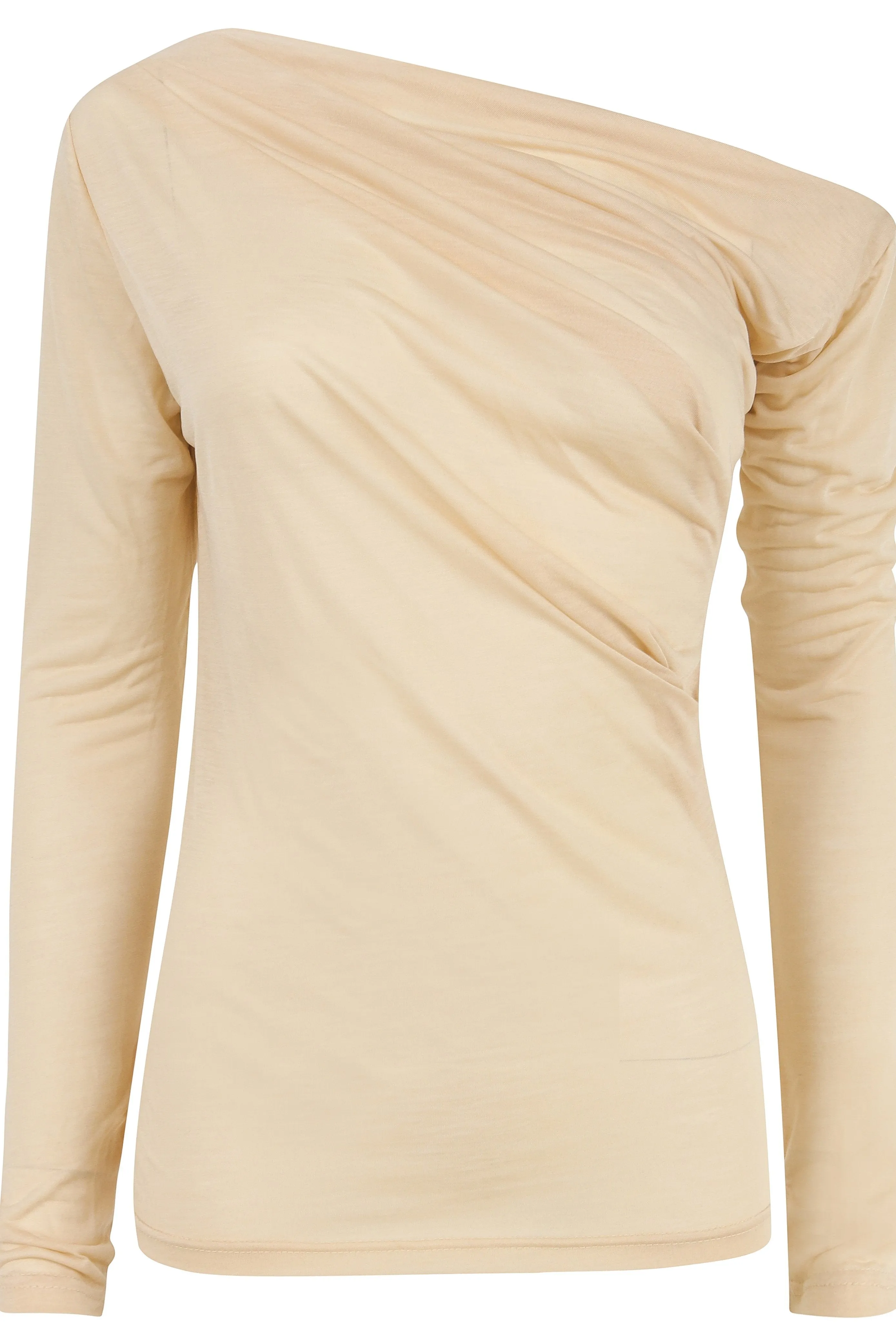 long sleeve top cashew
