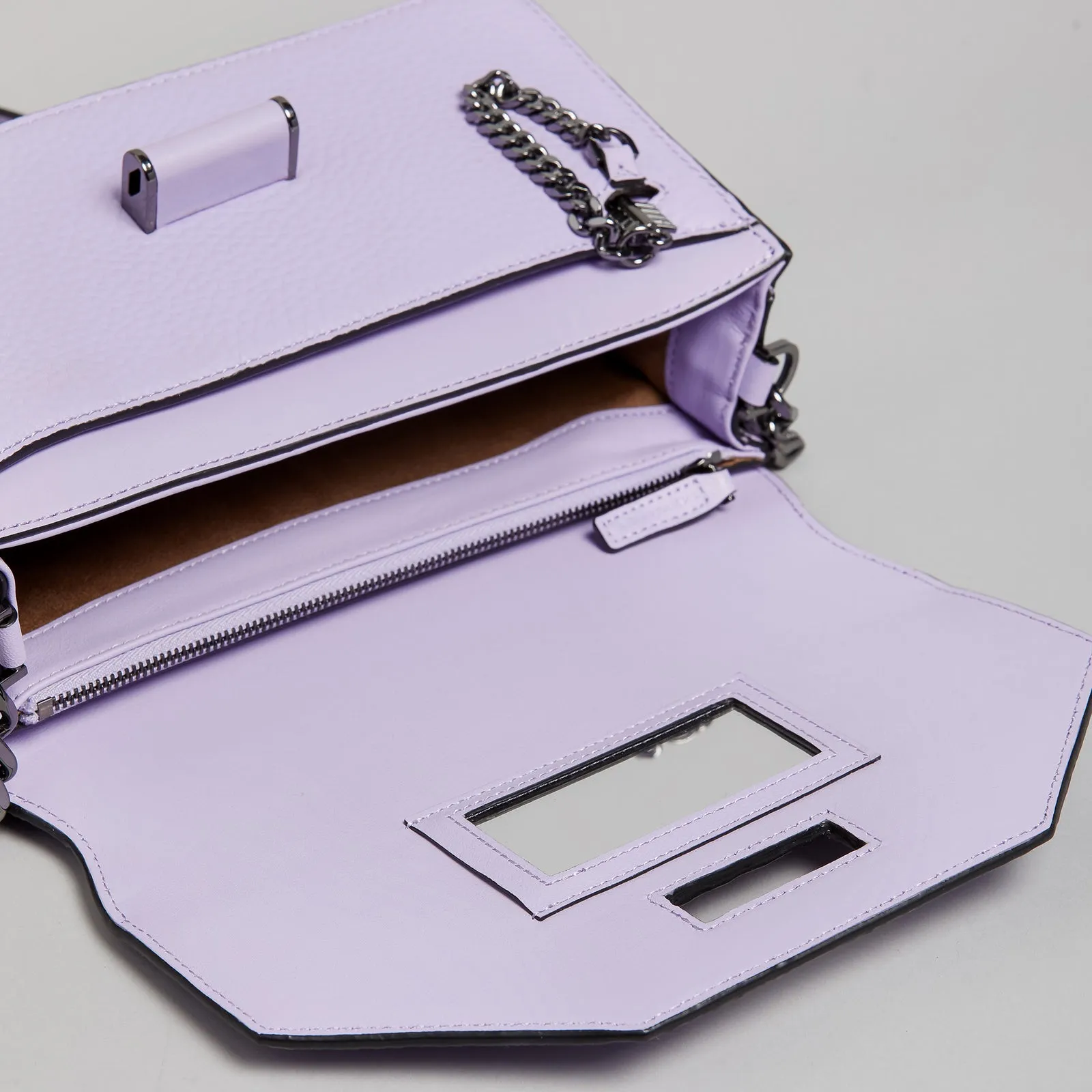Mackage - Cortney Leather Crossbody Bag in Lilac