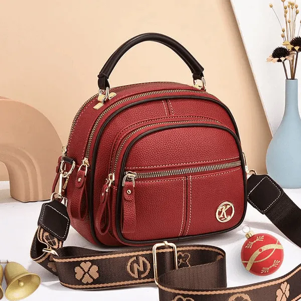 Molly - Stylish Leather Handbag with Shoulder Strap