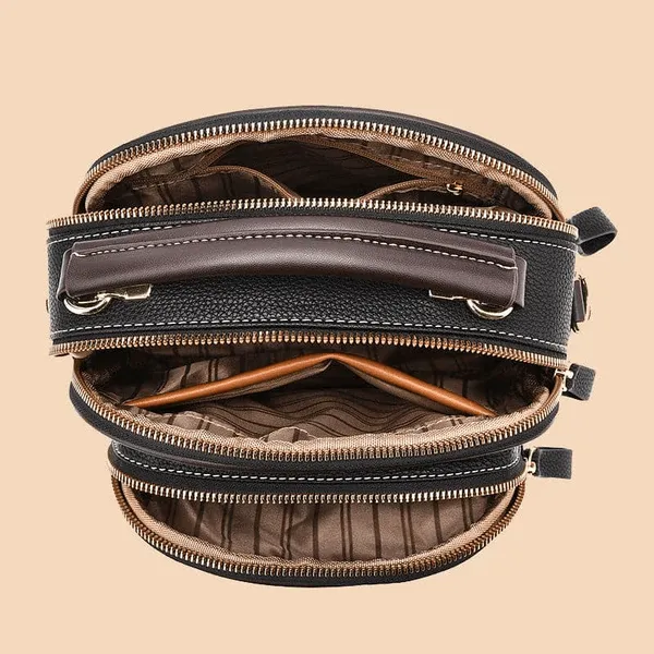 Molly - Stylish Leather Handbag with Shoulder Strap