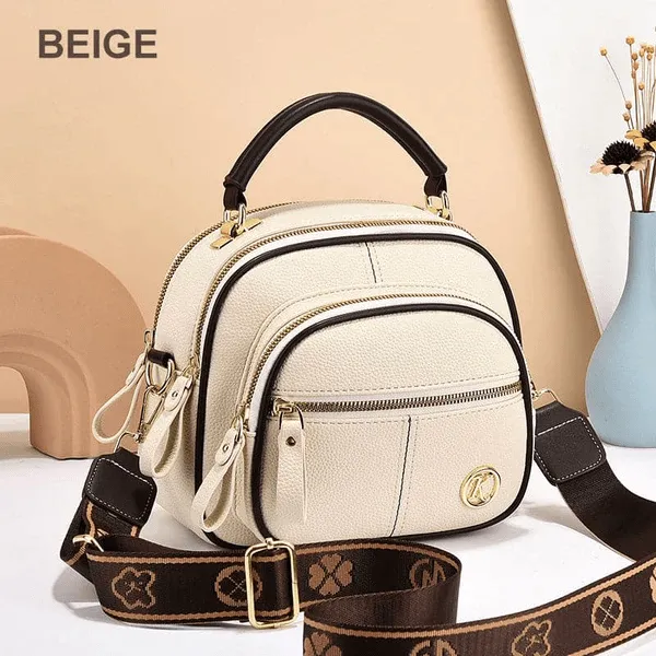 Molly - Stylish Leather Handbag with Shoulder Strap