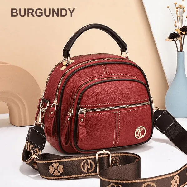 Molly - Stylish Leather Handbag with Shoulder Strap