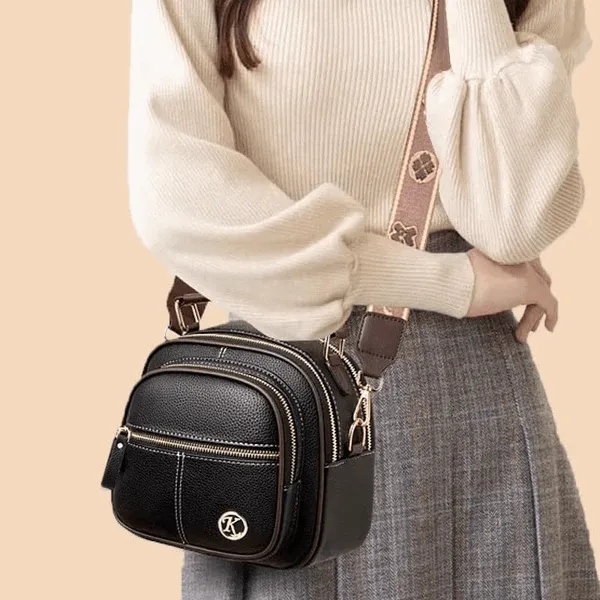 Molly - Stylish Leather Handbag with Shoulder Strap