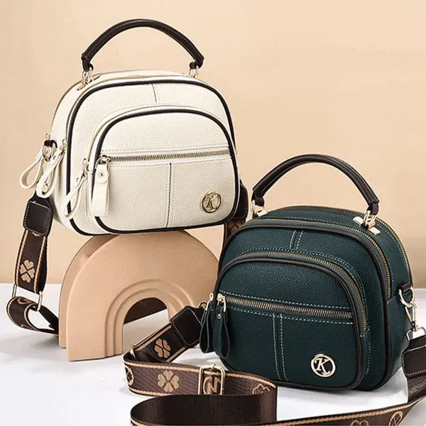 Molly - Stylish Leather Handbag with Shoulder Strap