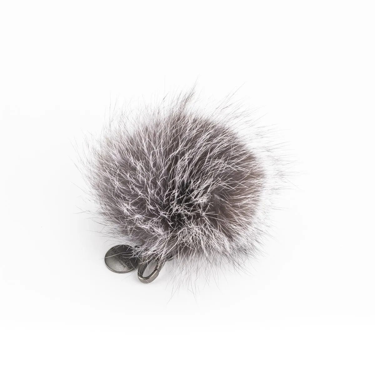 POMPON KEYCHAIN WITH UPCYCLED FUR