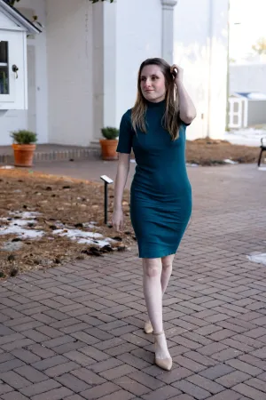 Pretty Peacock Knit Dress