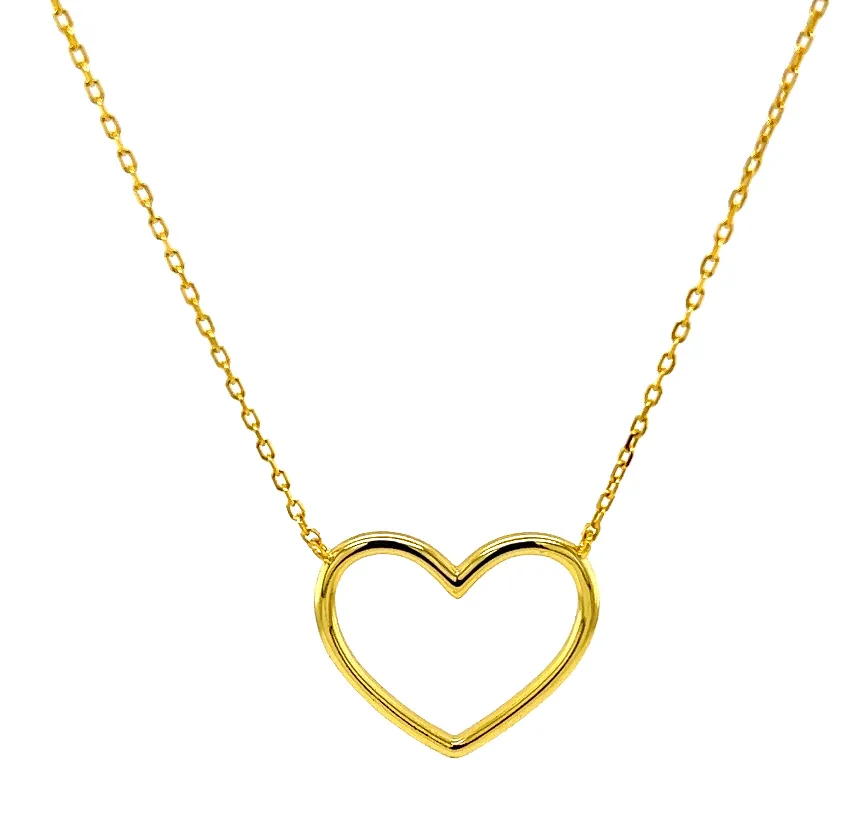"CLASSIC OPEN HEART" Necklace