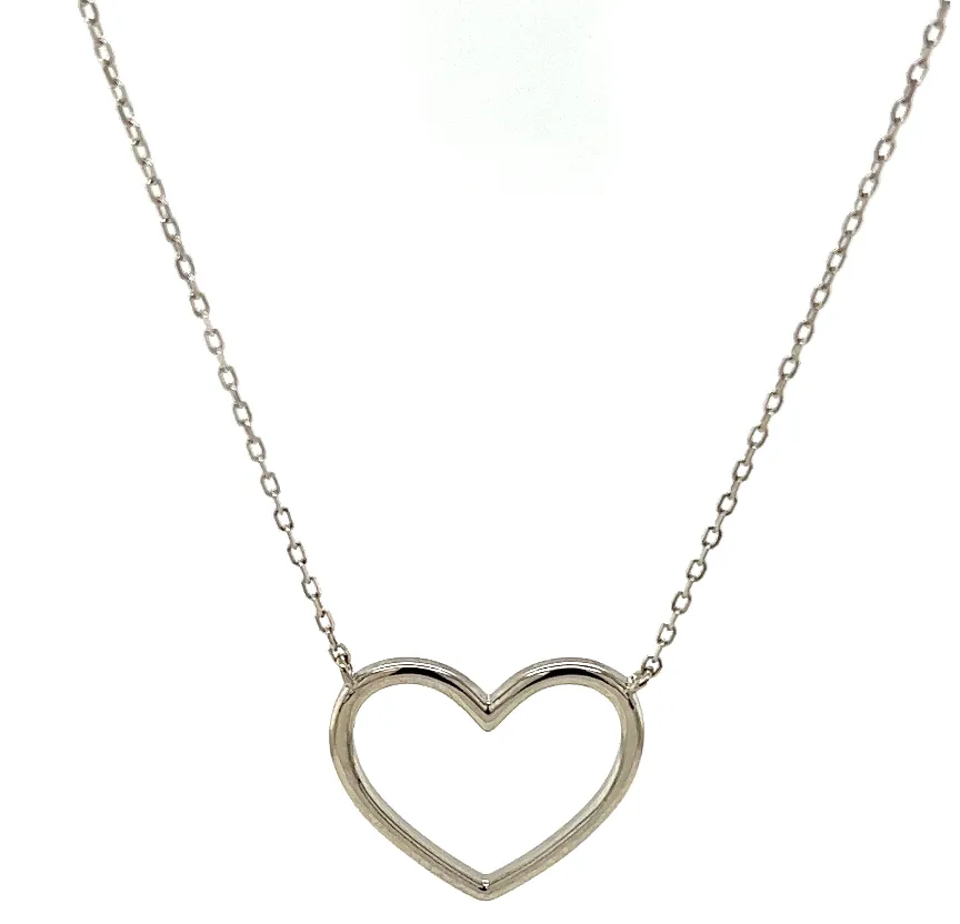 "CLASSIC OPEN HEART" Necklace