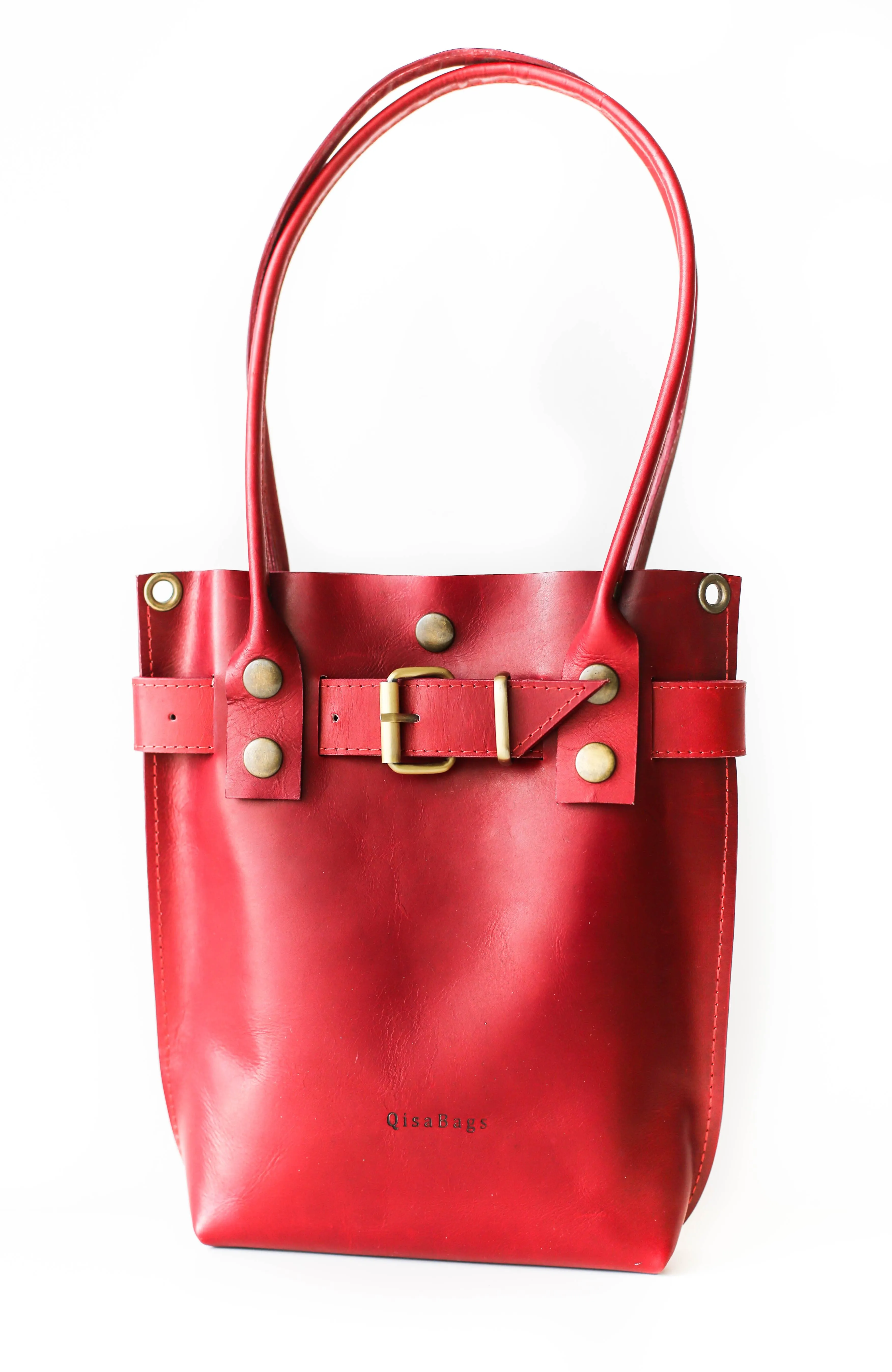 Red Leather Handbag