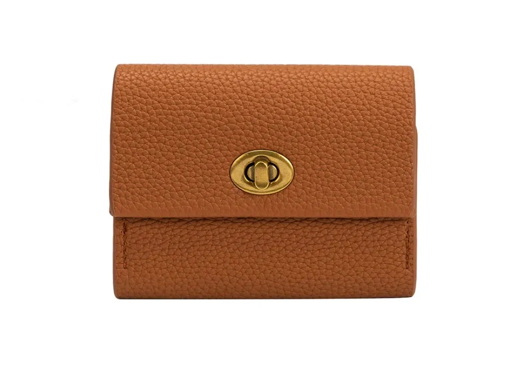 Rita Saddle Small Vegan Card Case Wallet | Melie Bianco