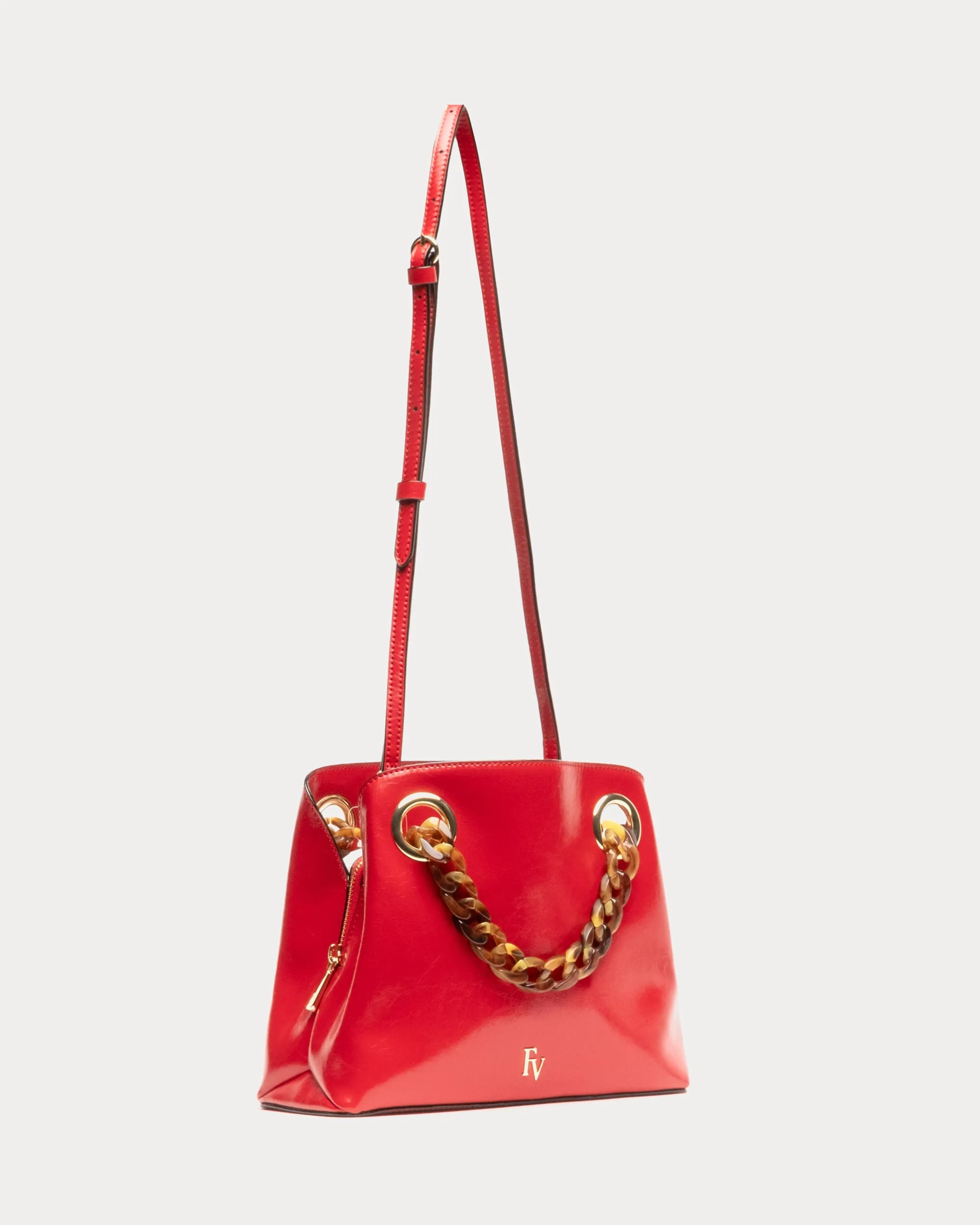 Skip Tote Crinkled Leather