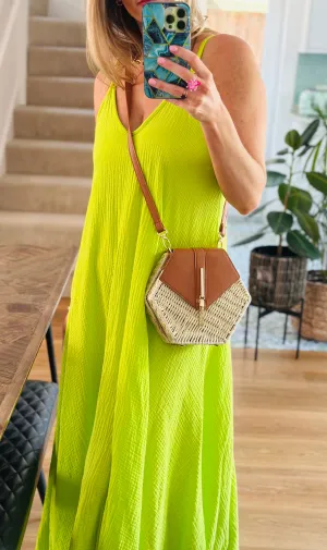 Straw handbag