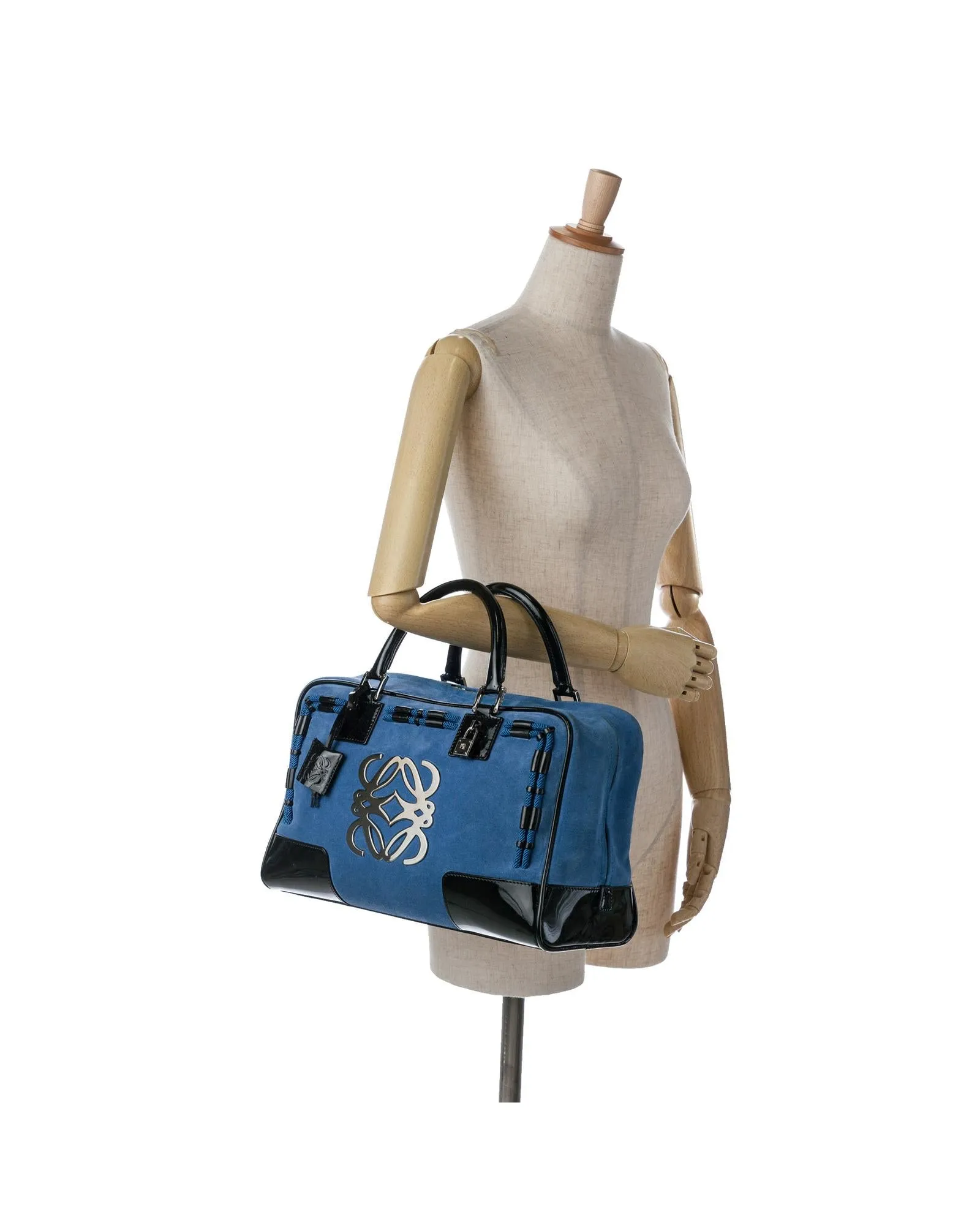 Suede Leather Amazona Handbag