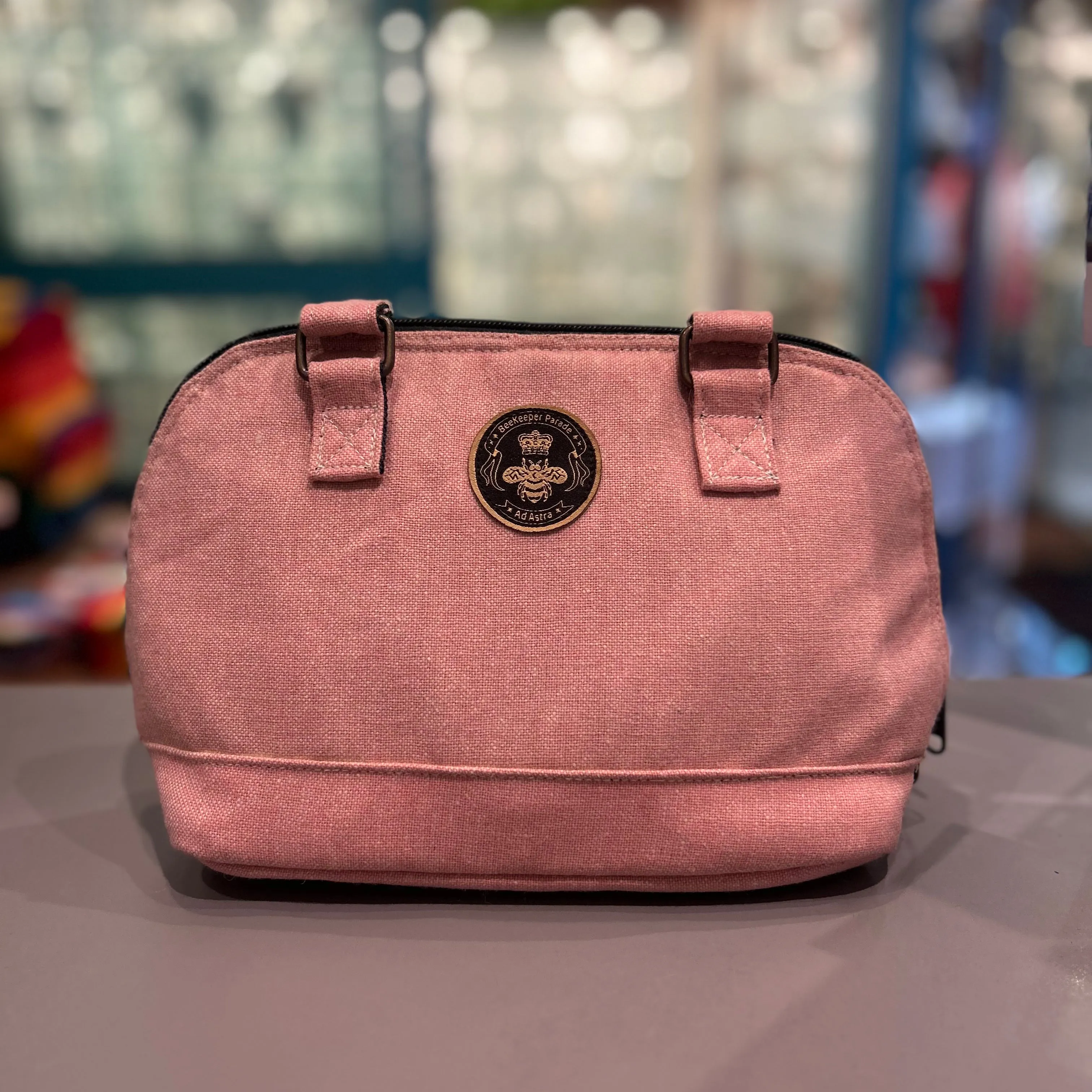 The Pinky BeeKeeper Clam Shell Handbag
