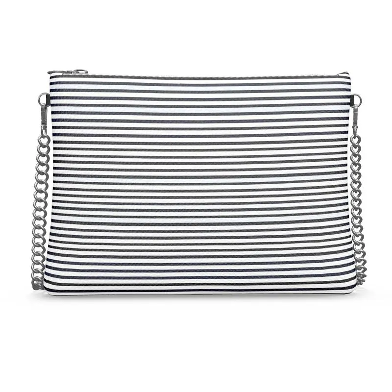 Vampire Art Grunge Chic Goth Emo Glam Preppy Crossbody Bag with Chain