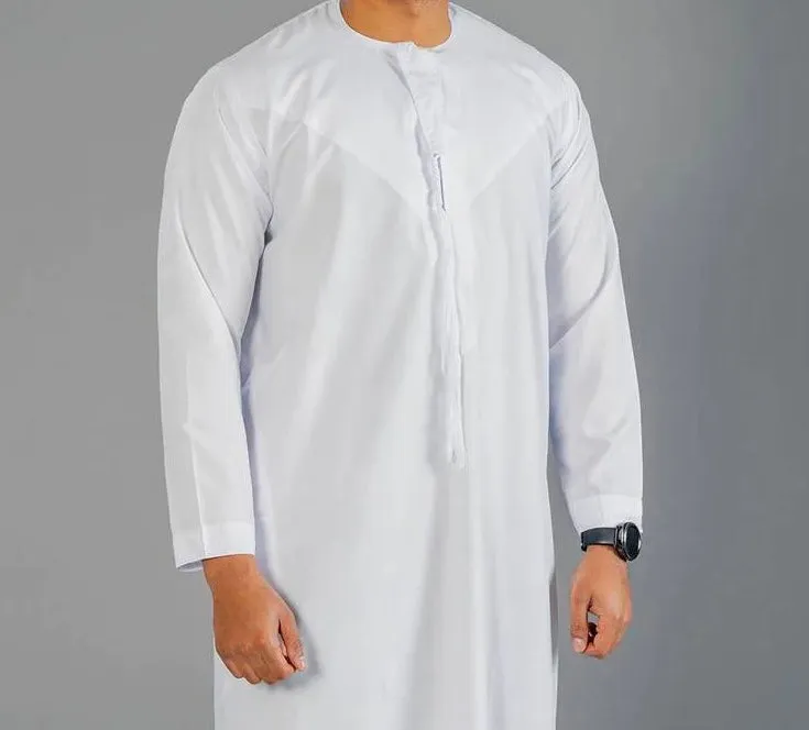 White Simple Emirati Thobe | Jubba | Kandura