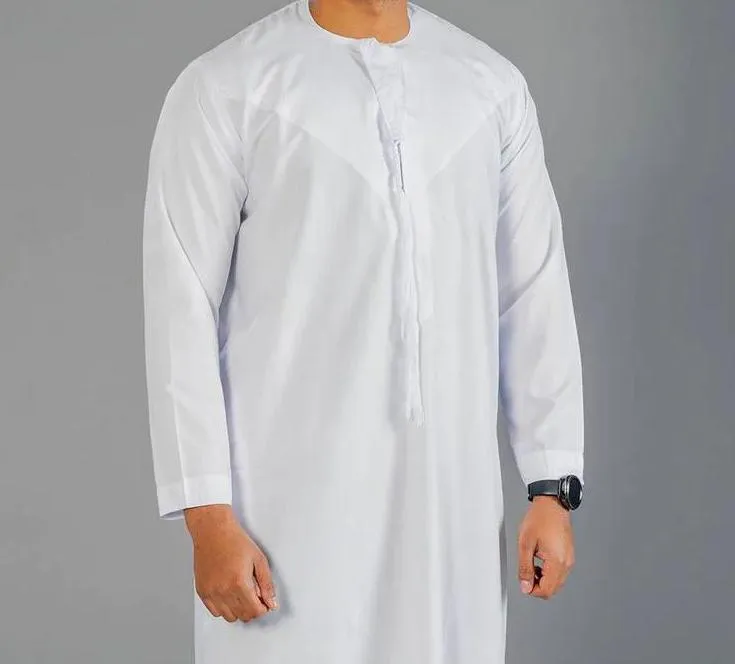 White Simple Emirati Thobe | Jubba | Kandura