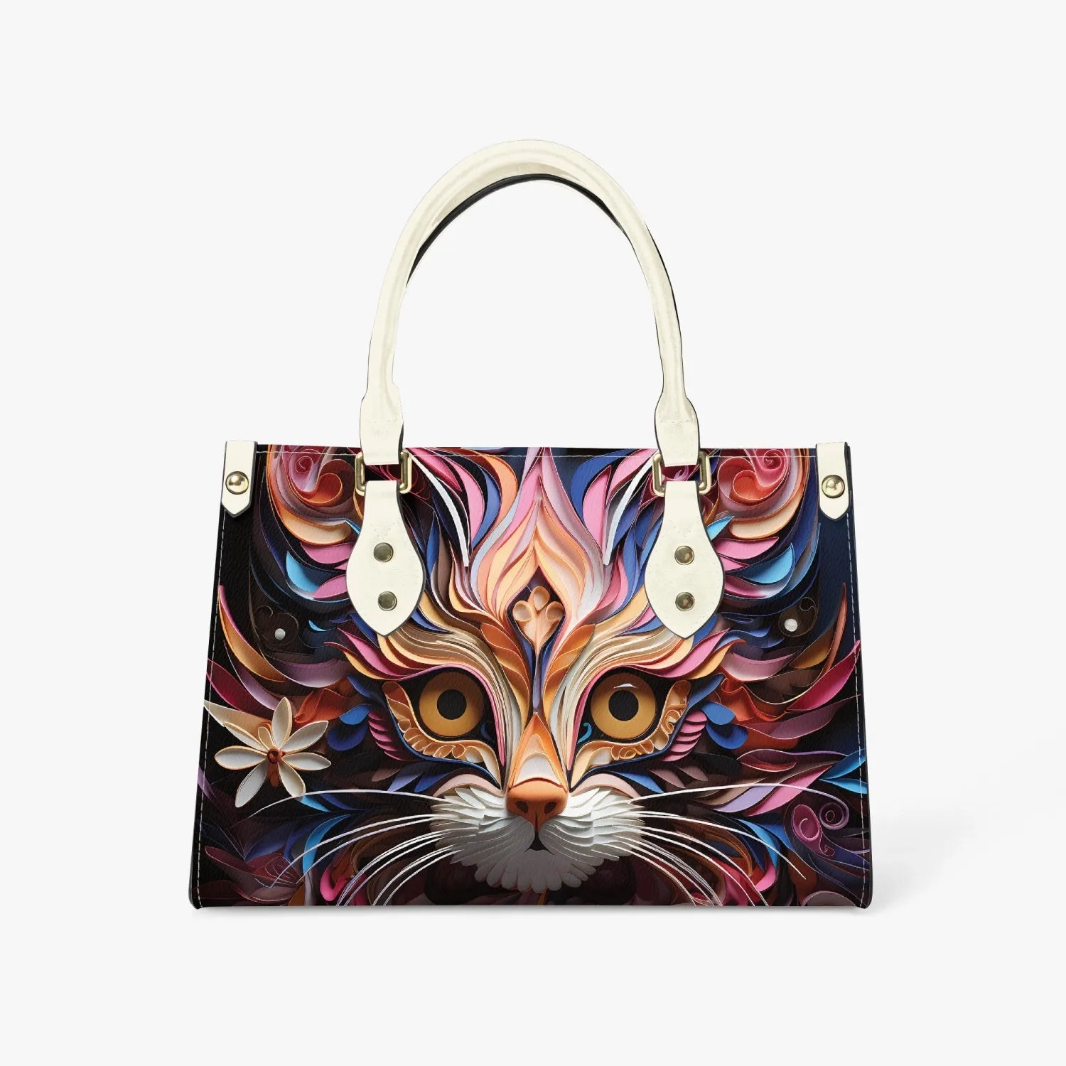 Women's Tote Bag - Long Strap - Cat